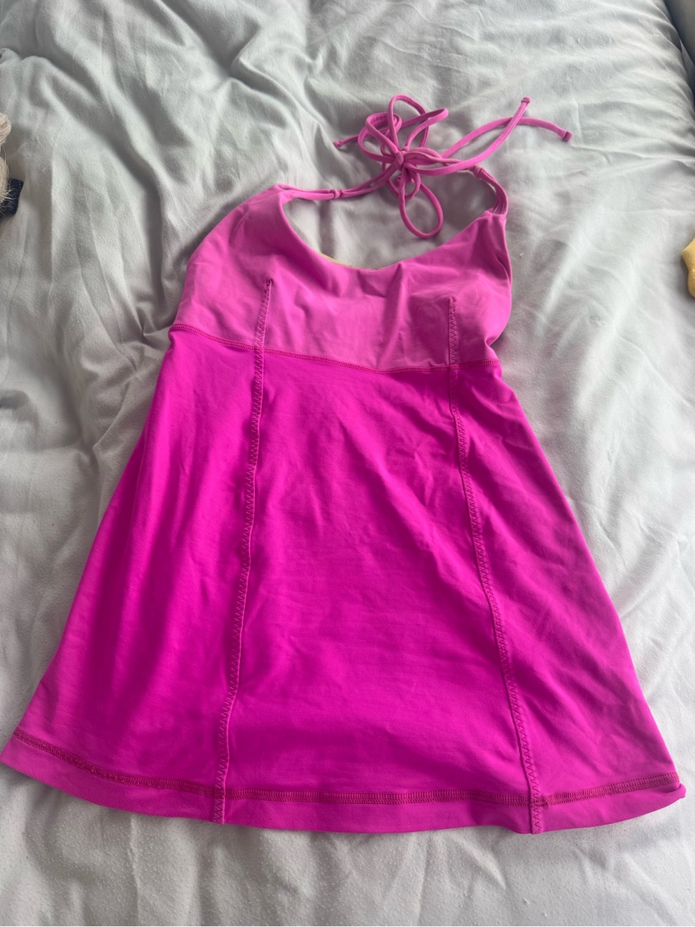 lululemon athletica Halter Top in Bright Fuchsia Pink